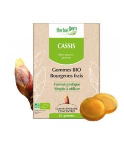 Bourgeon de Cassis en pastilles BIO, 24 gommes